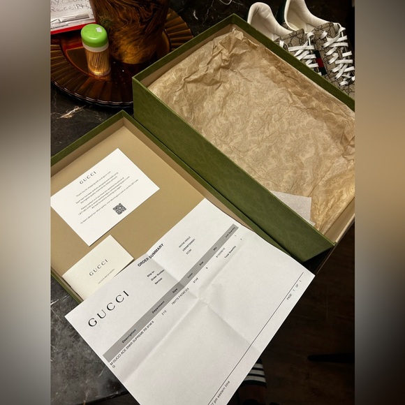 Men’s ‘Ace’ Gucci Shoes size 9 [Real with Receipts !] - Picture 2 of 12